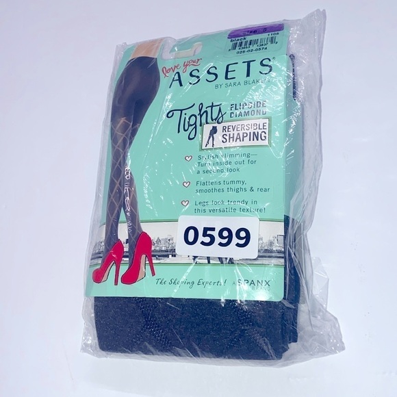 SPANX Love Your Assets Flipside Diamond Reversible Shapewear Tights Size XL/5 - Picture 4 of 9